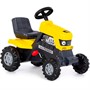 Каталка трактор с педалями "Turbo" (жёлтая) с полуприцепом 89328 П-Е /1/ - фото 33021906