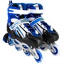 Ролики Dvizhok р. 38-41 раздвиж. PVC, 1 колесо со светом,синий 141V-202 - фото 33032852