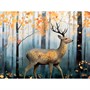 Набор ДТ Картина по номерам с золотом на подрамнике 40х50 см Лесной Олень 08799 - фото 34041868