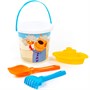 Песочный набор Три кота.Мир приключений №5:Ведро с наклейкой,лопатка №5,грабельки №5,кораблик"Юнга-2" 91611 - фото 34184148