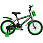 Велосипед двухколесный 14" WILLPOWER зеленый FG240528170L-1 2 шт. в кор. - фото 35608895
