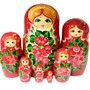 Деревянная Матрешка 3 в 1 Цветы, Эскиз 13, Розы М03100313 - фото 39747571