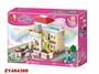 Конструктор Розовая мечта 38-0533 Дом 380 дет. в коробке - фото 41387008