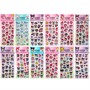 Наклейки 3D Sanrio Kuromi and friends 10*22 см, 5 дизайнов в ассортименте 75809 - фото 41387059