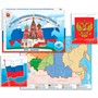 Игра Государственные символы России Игра развивающая для детей из бумаги и картона С-826 - фото 41875342