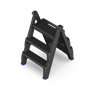 Стремянка пластиковая Steppix (black), PP1730 (от 4 шт) - фото 46882829