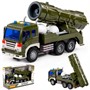 Автомобиль Сити с зенитно-ракетной установкой инерционный со светом и звуком в коробке 95329 П-Е - фото 47012550