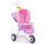 Коляска для куклы №2 прогулочная трехколесный колесная 48141 П-Е /1/ - фото 47032864