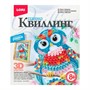 Набор для творчества Квиллинг Панно Совушка Квл-023 Lori - фото 47034400