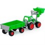 Трактор погрузчик Фермер-техник с прицепом в сетке 8817 П-Е - фото 47035204