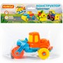 Конструктор-транспорт Дорожный каток 18 эл. в пак 77776 П-Е /12/ - фото 47036173