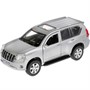 Модель PRADO-SL Toyota Prado серебристый Технопарк  в коробке - фото 47036384