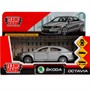 Модель OCTAVIA-SL Skoda Octavia Серебристый Технопарк  в коробке - фото 47036429