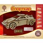 Деревянный конструктор Спорткар-2 с резиновым двигателем 80146 - фото 47036744
