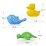 Набор д/купания (дельфин,черепаха,уточка)У780 /15/ - фото 47037056