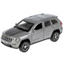 Модель CHEROKEE-12-GY JEEP GRAND CHEROKEE серый Технопарк в коробке - фото 47039056