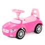 Каталка автомобиль SuperCar №1 со звуковым сигналом розовая 84477 П-Е /1/ - фото 47040597