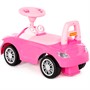 Каталка автомобиль SuperCar №1 со звуковым сигналом розовая 84477 П-Е /1/ - фото 47040599