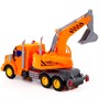 Автомобиль Профи экскаватор инерционный со светом и звуком оранжевый в коробке 86457 П-Е /8/ - фото 47040704