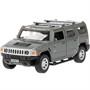 Модель HUM2-12GY Hummer H2 темно-серый Технопарк  в коробке - фото 47040902 Модель HUM2-12GY Hummer H2 темно-серый Технопарк  в коробке - фото 47040902