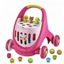 Каталка-ходунок 91158EQX красная с шариками в коробке - фото 47041104