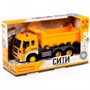 Автомобиль самосвал Сити инерц. свет, звук желтый в коробке 86204 П-Е /8/ - фото 47041184