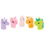 Резиновая игрушка Пальчиковый театр Единорожки 5шт TLX-21-R - фото 47041309