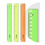 Линейка 20см Стамм "Neon Crystal", пластиковая, ассорти ЛН12 083877 - фото 47042218