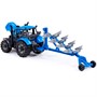 Трактор "Прогресс" с плугом инерционный синий в коробке 91291 П-Е /8/ - фото 47043463