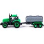 Трактор "Прогресс" с прицепом-цистерной инерционный зеленый в коробке 91567 П-Е /8/ - фото 47043467