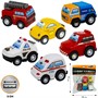 Набор машин Young Racer 2836-6YS Городская техника пластик в пак. - фото 47043980