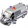 Модель MASTER-14SLPOL-SR RENAULT Master ПОЛИЦИЯ 14 см, двер,серебрист Технопарк в коробке - фото 47044576