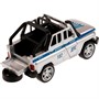 Модель HUNTERBCH-12POL-SR UAZ HUNTER ПОЛИЦИЯ серебро Технопарк  в коробке - фото 47044937