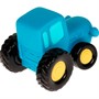 Резиновая игрушка СИНИЙ ТРАКТОР с улыбкой 10 см LX-ST200429 - фото 47045661
