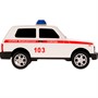 Модель URBANBLACK-20PLAMB-WH LADA 4x4 URBAN СКОРАЯ 19,5 см Технопарк  в коробке /36/ - фото 47045755 Модель URBANBLACK-20PLAMB-WH LADA 4x4 URBAN СКОРАЯ 19,5 см Технопарк  в коробке /36/ - фото 47045755
