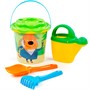 Песочный набор Три кота.Мир приключений №6:Ведро с наклейкой,ситечко Солнышко,лопатка №5,грабельки №5,лейка №10 91628 - фото 47047887