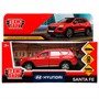Модель SANTAFE2-12-RD HYUNDAI SANTAFE длина 12 см, двери, багаж, инер, красный Технопарк в коробке /72/ - фото 47049102