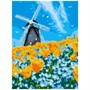 Набор для творчества Алмазная мозаика Мельница 30*40 см частичное заполнение Ам-019 LORI - фото 47049507