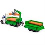 Автомобиль Профи бортовой с манипулятором и прицепом инерционный со светом и звуком зелёный 96166 П-Е - фото 47049864