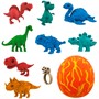 Фигурка-сюрприз динозавра в яйце-сквише Коллекционная Lava Egg Crazy Dino CD02 - фото 47050620