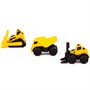 Автомобиль Самосвал-мини + Бульдозер-мини гусеничный + Погрузчик-мини вилочный (в пакете) 47981 П-Е /30/ - фото 47051010