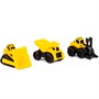Автомобиль Самосвал-мини + Бульдозер-мини гусеничный + Погрузчик-мини вилочный (в пакете) 47981 П-Е /30/ - фото 47051012