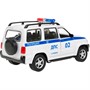 Модель 600-11001XHR Уаз Патриот Полиция Технопарк  в коробке - фото 47052952