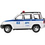 Модель 600-11001XHR Уаз Патриот Полиция Технопарк  в коробке - фото 47052953