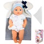 Пупс Yale Baby BL2340D-E 40 см. в одеяльце в кор. - фото 47053688