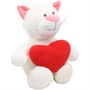 Кошка Глория 37/53 см со средним красным сердцем 0915537S-47 - фото 47055672