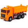 Автомобиль самосвал МАЗ инерционный со светом и звуком оранжевый в кор. 67262 П-Е /8/ - фото 47056460