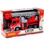 Автомобиль пожарный Сити №2 инерционный со светом и звуком в коробке 54545 П-Е /8/ - фото 47056475