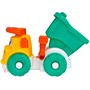 Песочный набор КРОКОТАМ Веселый грузовик 5 предмета ПН11-О1 зелено-желтый /8/ - фото 47057633