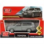 Модель CRUISER-13-GY TOYOTA LAND CRUISER 12,5 см, двери, инерц, серый Технопарк  в коробке - фото 47059367
